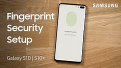 How to use Fingerprint Security on your Galaxy S10 and Galaxy S10+ | Samsung US