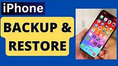 How to Backup and Restore iPhone