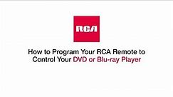 Blu-ray & DVD Remote Control Direct Code Programming - Revision Numbers R271U1/R271U2