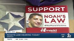 Noah's Law hearing today