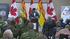 Defence minister announces new program at CFB Gagetown