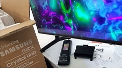 2024 Samsung DU8000 Crystal TV Unboxing, Setup & Demo