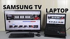 How to Connect Samsung TV to Laptop HDMI