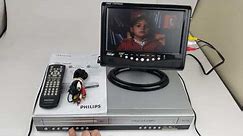 Philips DVP3340V DVD VCR Combo Player VHS Fully Tested w/ Remote & Cables Manual Mercari Ebay Video