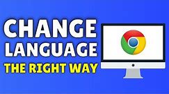 How To Change Language On Google Chrome ✅