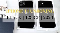 iPhone 11 Unboxing in 2023 | Black | 128GB + Accessories+ Giveaway (Refer to Description)