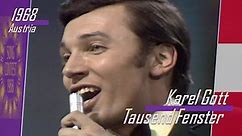 eurovision 1968 Austria 🇦🇹 Karel Gott - Tausend Fenster ᴴᴰ