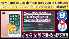 How to Factory Reset Iphone for Unavailable/Passcode removing free no need flashing | 2023
