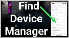 How To Find Profile And Device Management On iPhone