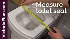 How to measure a toilet seat | Bathroom DIY tips from Victoria Plum