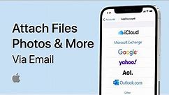 How To Attach Files, Photos & Videos via Email on iPhone - Easy Guide