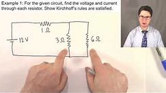 Combination Circuits (Series and Parallel resistors)