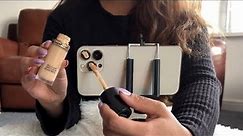 [ASMR] applying makeup to iPhone camera 😴