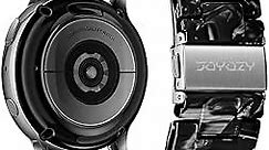 Joyozy Resin Bands Compatible with Samsung Galaxy Watch 6/5/4 40mm 44mm/Watch 6/4 Classic 43mm 47mm 42mm 46mm/Watch 5 45mm/Active2 40mm 44mm/Active 40mm/Watch3 41mm,20mm Quick Release Fashion Bracelet
