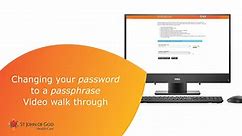Changing password to a passphrase