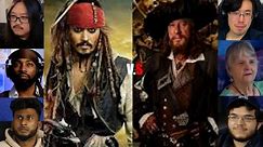 Jack Sparrow vs Barbossa | Pirates of the Caribbean - 1 | Reaction Mashup | #pirates