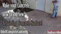 How to Paint Over Concrete Using DeckOver, Cover up your stains, cracks, and blemishes