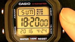 CASIO W-800H-1 Module 3240 Men's Digital Wristwatch