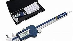 SHAHE Electronic Digital Caliper, Micrometer Caliper Measuring Tool, 6 Inch/150mm Vernier Caliper with Stainless Steel, Large LCD Screen, Auto - Off, Inch Metric Conversion