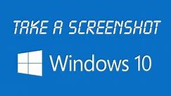 How to take a screenshot in Windows 10 (Print Screen & Paint + Snipping Tool)
