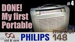 Done! I finally have a portable radio experience. Philips Model 148 restoration part 4