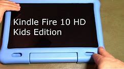 kindle fire 10 hd kids edition unboxing initial review