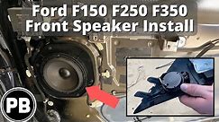 2015 - 2020 Ford F150 Front Door Speaker / Tweeter Install