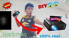 How To Make Diy Projector Out Of Keypad phone | Viral