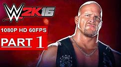 WWE 2K16 Gameplay Walkthrough Part 1 [1080p HD 60FPS] 2K Showcase WWE 2K16 Gameplay - No Commentary