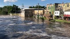 Sugar River Floods Wisconsin Town, Albany, Wisconsin, USA - 22 Aug 2018