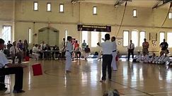 Karate Girl Kicks Guy in the Head!!