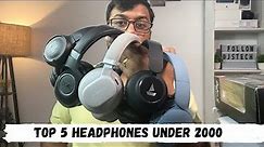 Top 5 Wireless headphones under 2000 || Best Headphone between 2000- 3000 rupees