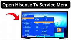 Hisense Led Tv Service Menu Code