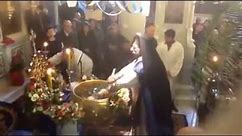 (Must See) - Orthodox Priest Throwing Holy Water