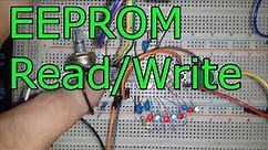 EEPROM Read/Write 🔴 ATmega328P Programming #10 AVR microcontroller with Atmel Studio