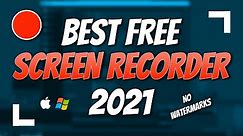 Top 5 Best FREE Screen Recorder 2021 (No Watermarks)