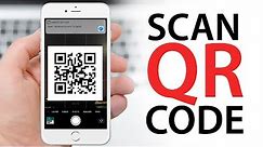 How to Scan QR Code (NO APPS) on iPhone, iPod, iPad
