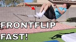 How To Do A Front Flip On A Bed And Land It