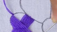💜🔥 Elegant flower embroidery tutorial! 🌸 #diy #hand #fypシ゚ #satisfying #tutorial #viralvideo #cute #everyone #support #reels #easy #handmade #viralreels #trending #embroidery #reelsfb #stitch #design #viral #useful #diycrafts #fb #flowers #fbreels #reelsvideo | Crafts & Embroidery