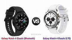 Samsung Galaxy Watch 4 Classic (Bluetooth) vs Samsung Galaxy Watch 4 Classic (LTE) Full Comparison