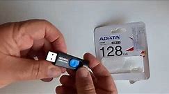 Adata UV320 USB Flash Drive 128GB - TEST (4K)