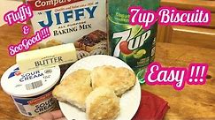 Easy 7up Biscuits ~ Jiffy Biscuit Recipe Fluffy, Buttery & Delicious!