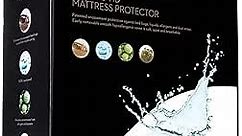 MALOUF HD Lab Certified Mattress encasement Protector-100% Waterproof-Vinyl Free - Dorm Room Essentials - Twin XL
