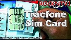 TRACFONE (SIM CARD) Install PRE ACTIVATION