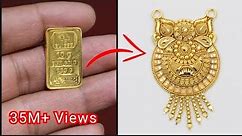Pure Gold Mangalsutra Making | Proof of 24K Gold Jewellery Making - Gold Smith Jack