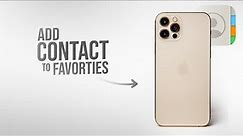 How to Add Contact to Favorites and Remove It (2024)