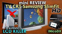 TV Crt HD ¡El legendario televisor de Tubo HDTV! Review del Samsung Slimfit HD-Crt en Español