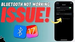 How To Fix Bluetooth Not Working On iPhone