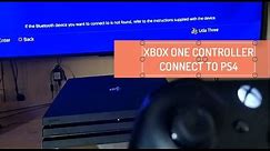 How To Connect XBOX One Controller To PS4 or Playstation Pro -Does it work?