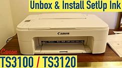 Unbox and Install Setup Ink Cartridges | Canon PIXMA TS3100/ TS3120 Printer, review !!